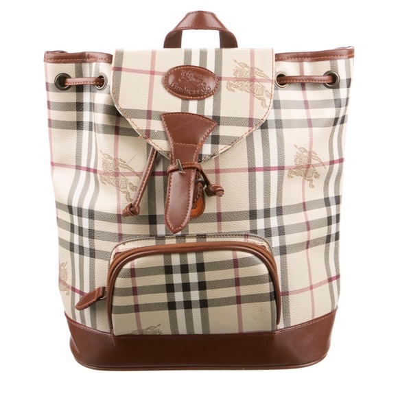 Vintage Burberrys Haymarket Backpack - Picture 1 of 8
